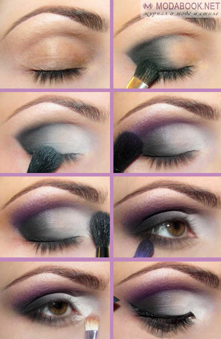 Уроки макияжа на карие глаза