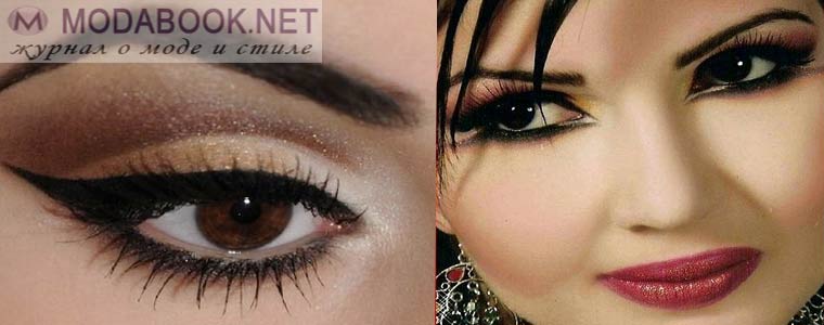Уроки красивого макияжа на карие глаза